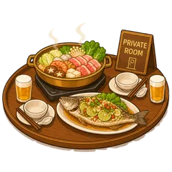 โปรโมทร้านอาหารสังสรรค์ ร้านอาหารจัดเลี้ยง ห้องส่วนตัว ร้านอาหารสำหรับงานเลี้ยง ใกล้ฉัน กรุงเทพ ใกล้เทพรักษ์