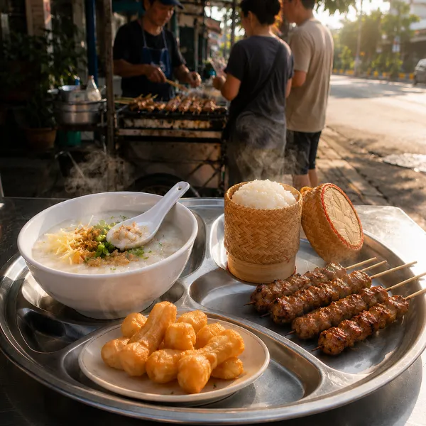 โปรโมทร้านอาหารเช้า รีวิวร้านอาหารเปิดเช้า ใกล้เทพรักษ์